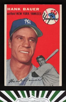 1954 Topps #130 Hank Bauer EXMT (OC) j - Image 1 of 2