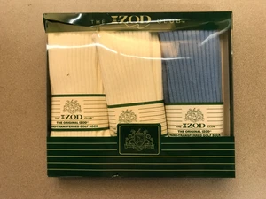 Vintage Rolltop Golfsocken The Izod Club 3er Set "The Original Izod" - Bild 1 von 4