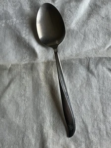 Serving Spoon Tablespoon Atomic Burst Twin Star Oneida Community - Picture 1 of 9