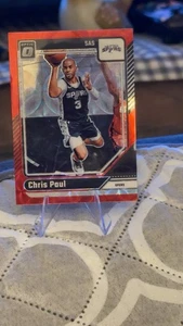 2024-25 Donruss Optic Chris Paul #134 Red International Prizm  - Picture 1 of 2