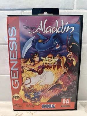 Disney's Aladdin (Sega Genesis, 1993) CIB, Authentic, Tested, Cleaned.  - Image 1 of 4