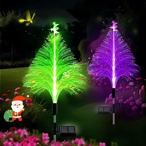 Awgssifum Solar Christmas Tree Lights, Christmas Decorations Outdoor, with 7 ... - Picture 1 of 7