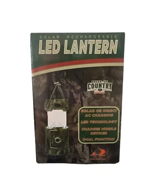 LED太阳能充电弹出式野营灯带手电筒莫西橡木 — 第 1/4 张图片