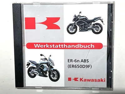 Manual De Taller Guía De Reparación CD Kawasaki ER-6N ABS ER650 - Imagen 1 de 2