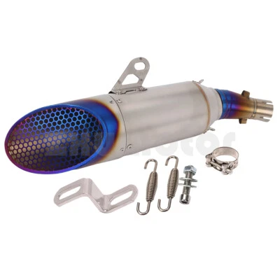 Exhaust Blue Mid Link Pipe for Kawasaki Ninja 250R Z250 Ninja 300 2008-2017 - Image 1 of 4