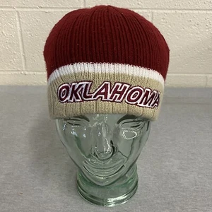 Oklahoma Sooners Watch Cap Winter Beanie Hat Toque NCAA Two Tone - Picture 1 of 4