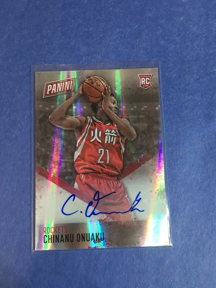 F173,180  2016-17 Panini Day NBA #71 Chinanu Onuaku auto rockets - Image 1 of 1