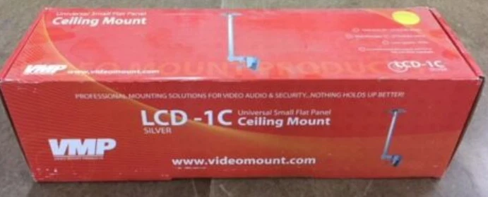 LCD-1C VMP ceiling mount for 10"-21" monitors Universal small flat panel NEW - Image 1 of 1