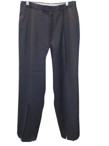Pantalones de vestir Alexandre London plisados con puños de lana pura pantalones para hombre talla UK 33x30 - Imagen 1 de 7