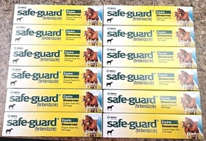 Safe-guard Equine Paste Dewormer Horse, 12 tube lot - Picture 1 of 1