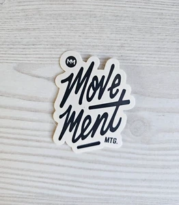 Movement Mortgage Sticker Grey & White NEW - Picture 1 of 2