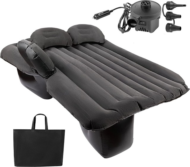 Cama Hinchable Doble Aterciopelado 191x137x28 cm