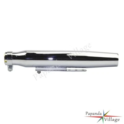 For Suzuki LS650 Boulevard Savage Performance Exhaust Muffler Taper Chrome 385mm - Image 1 of 4