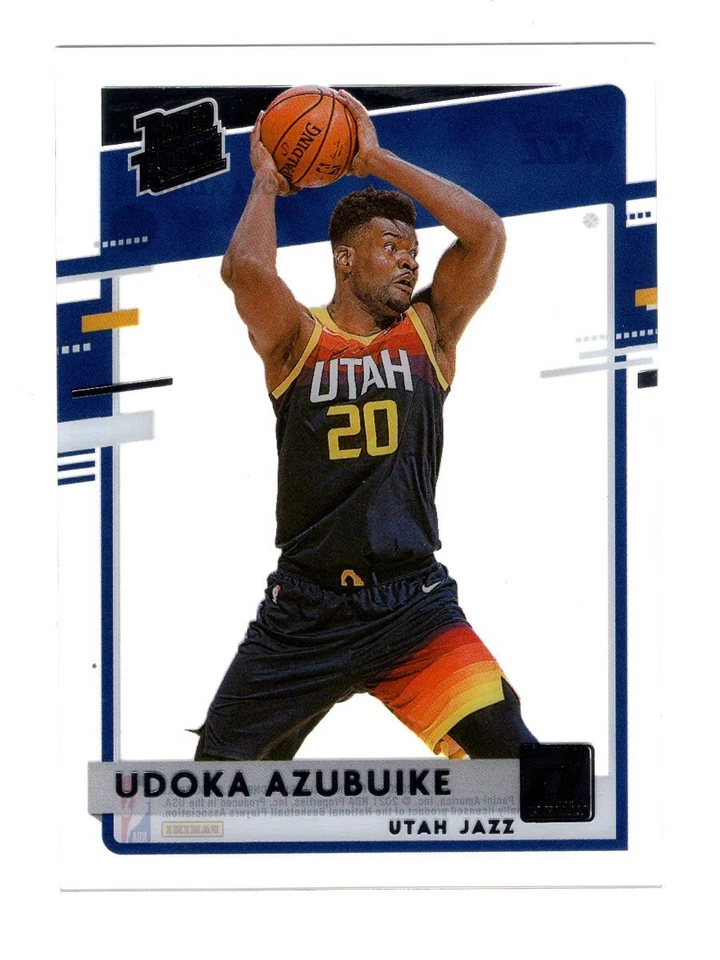 2020-21 DONRUSS CLEARLY RATED ROOKIE #69 UDOKA AZUBUIKE RC UTAH JAZZ - Image 1 of 1