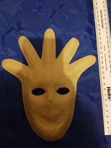 Mask Craft masquerade decorate craft party dress up role play person face hair - Picture 1 of 2