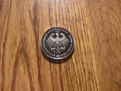 MONEDA ALEMANIA 2 MARCOS LUDWIG EREARD 1991 F PROOF (555) Foto 1 de 2