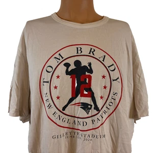 Tom Brady T Shirt Mens Size 2XL New England Patriots Hall Of Fame Induction NFL - Picture 1 of 5
