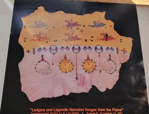 Poster Native Santa Fe New Mexico August November 1984 Legend Randy Lee White - Picture 1 of 12