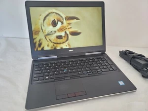 Dell precision 7520 15" FHD Workstation i7-7920HQ Quadro M1200 16GB 2x256GB NVMe - Picture 1 of 12