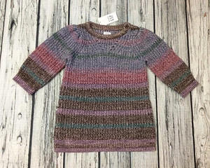 Vestido suéter suave púrpura colorido púrpura para niñas de 6-12 meses. Nuevo con etiquetas - Imagen 1 de 5