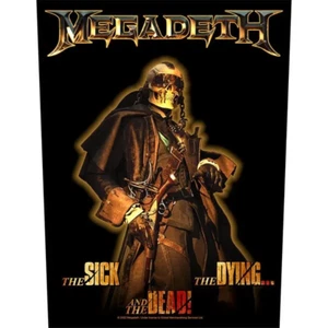 MEGADETH THE SICK THE DYING AND DEAD LARGE SIZE SEW ON BACK PATCH OFFICIAL - Imagen 1 de 7