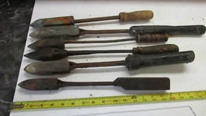 6 ANTIKE GROSSE ALTE LÖTLAMPE LÖTKOLBEN WERKZEUG KUPFERSPITZEN KONVOLUT A - Bild 1 von 4