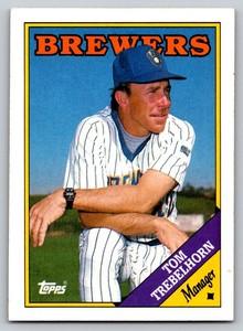 1988  Topps #224 Tom Trebelhorn Milwaukee Brewers