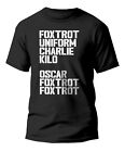 Herren FOXTROT UNIFORM CHARLIE KILO OFF Shirt lustig T-Shirt Top T-Shirt klein bis 5xl