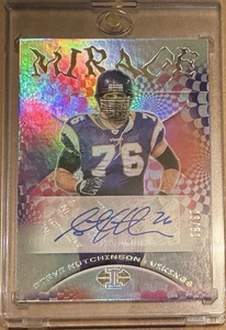 2020 Panini Illusions STEVE HUTCHINSON Auto Mirage Foil SP /50 Minnesota Vikings - Bild 1 von 2