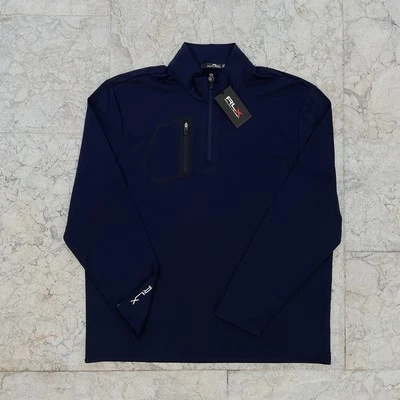 Nueva Camisa Pullover Ralph Lauren RLX Performance Jersey Cuarto Cremallera Foto 1 de 4