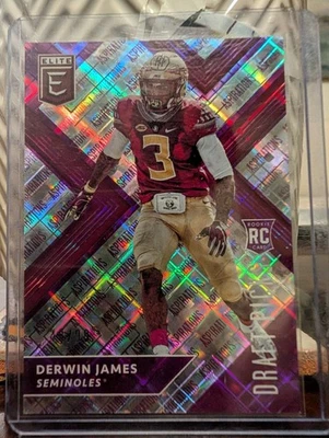 2018 Panini Elite Draft Picks - Derwin James  Purple Die-Cut Variation /99 (RC) - Image 1 of 2