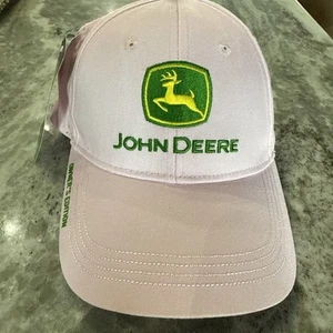 John Deere Tractor Bordado Logo Rosa Ajustable Sombrero de Pelota Gorra Propietarios Nuevo con Etiquetas - Imagen 1 de 4