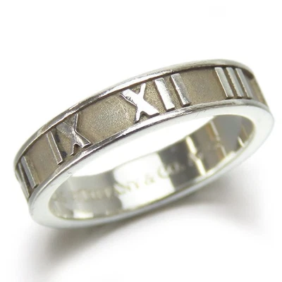 TIFFANY&Co. USATO Anello Atlas US 6 Argento925 3,2g Argento Stretto - Immagine 1 di 4