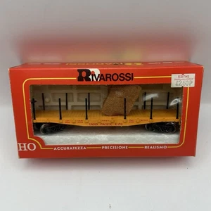 Rivarossi HO Gauge 2255 Union Pacific Flat Car Boxed Rolling Stock Wagon VGC - Picture 1 of 9