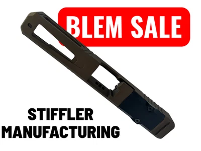 STIFFLER MANUFACTURING BLEM Viper For Glock 17 custom Slide gen3 NEW Cerakote upper stripped Bronze