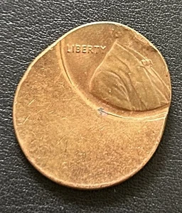 Lincoln Memorial Cent geprägt 50 % aus der Mitte nicht volles Datum Penny #46 - Bild 1 von 4