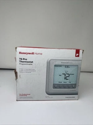 Honeywell Home T6 Pro Programmable Thermostat TH6220U2000 NOS-Worn Box - Image 1 of 4