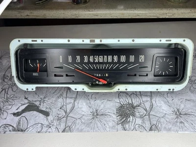 Vintage Chevy Chevrolet Dash Gauge Cluster Fuel 120 MPH Speedometer Instrument - Image 1 of 4
