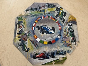 Springbock Puzzle Vintage Grand Prix Hugh Layman Rennwagen 1968 8019 *UNVOLLSTÄNDIG* - Bild 1 von 11