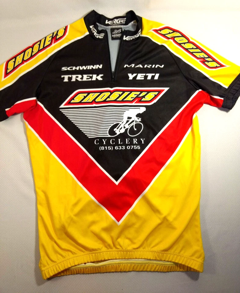 Camisa Verge Mock Neck Legend Bicicleta Ciclista Carreras Hombres Manga Corta Talla L+ Foto 1 de 4