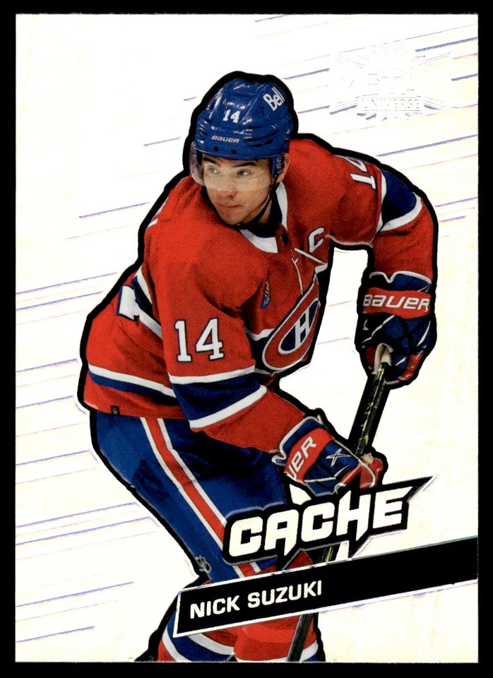 2022-23 SkyBox Metal Universe Cache Nick Suzuki Montreal Canadiens #C-19 - Image 1 of 2