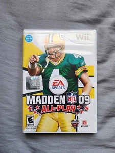 Madden NFL 09: All-Play (Nintendo Wii, 2008) Completo con Manual PROBADO - Imagen 1 de 4