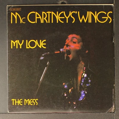 PAUL MCCARTNEY & WINGS: my love / the mess EMI 7" Single 45 RPM - Image 1 of 4