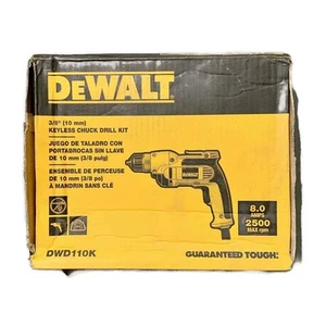 DEWALT DWD110K Kit de taladro de empuñadura de pistola VSR con cable de 3/8" - Imagen 1 de 4