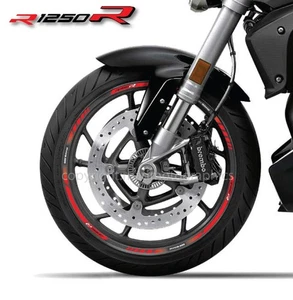Wheel decals stickers rim stripes for BMW R1250R motorrad graphics red - Picture 1 of 4