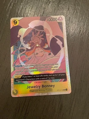 One Piece Jewelry Bonney (108) OP13-108 SR Carrying On His Will Foil ENGLISH NM+ - Image 1 of 2