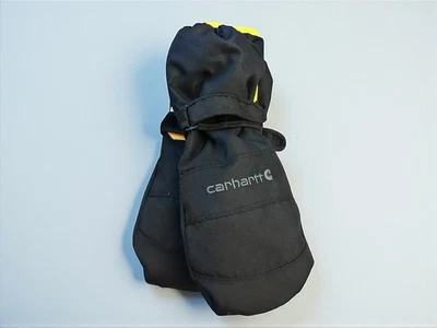 Black Carhartt Winter Mittens Waterproof Insulated Zip Cuff Youth XL NEW - Image 1 of 4