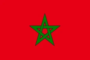 BANDIERA MAROCCO MOROCCO FLAG NASTRINI 100 x 140 - Imagen 1 de 1