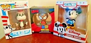 SEALED Lot of (3) 2017 Figures: Dr. Seuss, Robin & Minnie Mouse - POP! + DORBZ+ - Picture 1 of 6