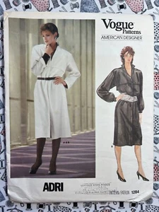 Vogue American Designer 1284 Adri Misses' Dress Size 8 FF UNCUT - Picture 1 of 2